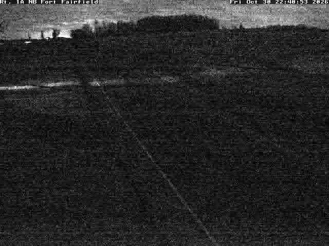 Maine DOT - Rt.1A NB Fort Fairfield RWIS road camera