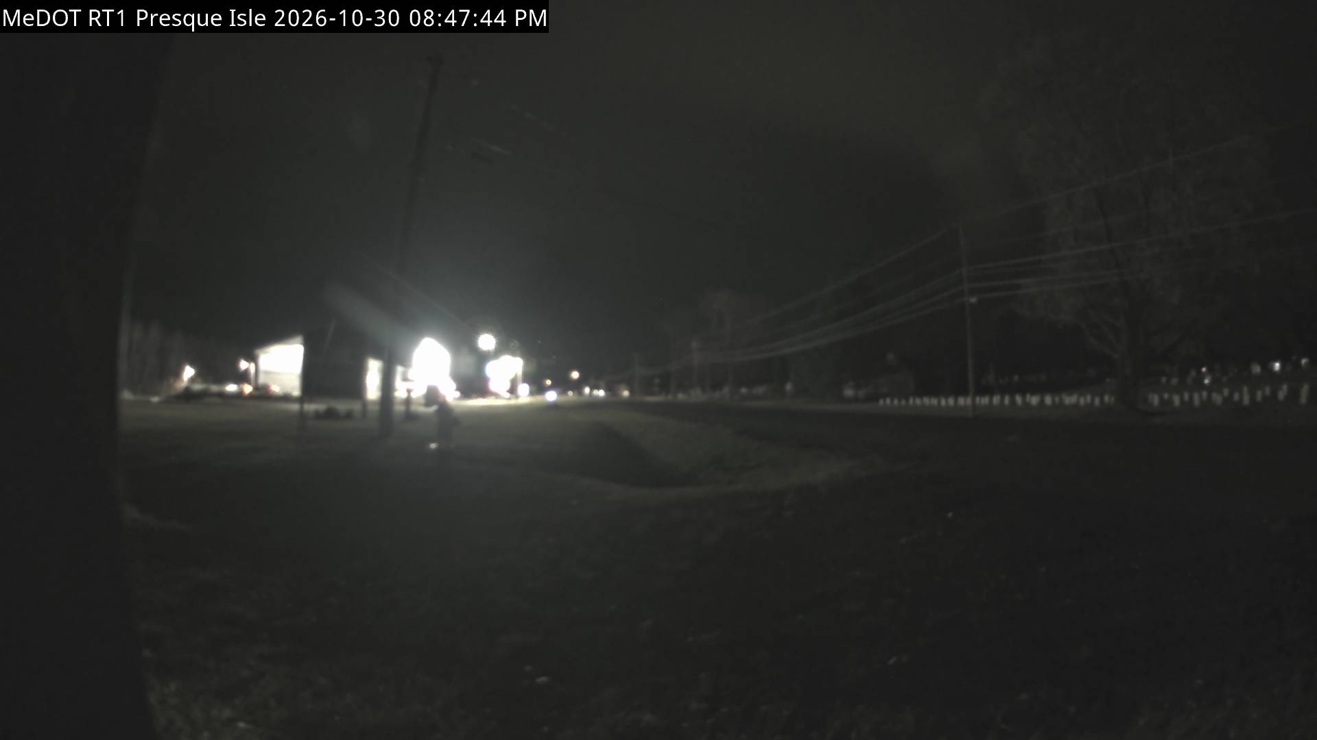 RT1 Mile 445 (Presque Isle) road camera
