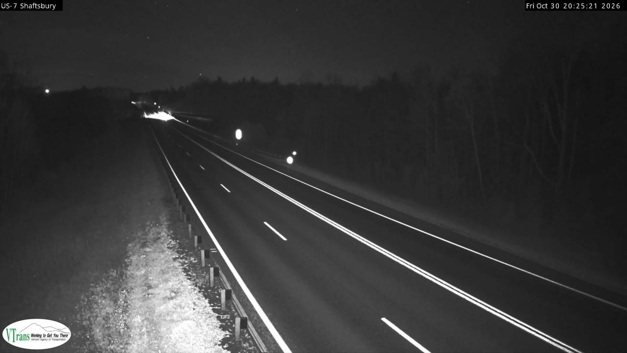 Shaftsbury US-7 road camera